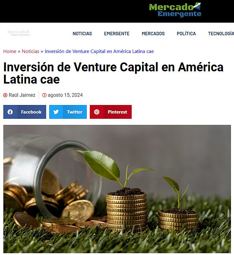 Inversin de Venture Capital en Amrica Latina cae